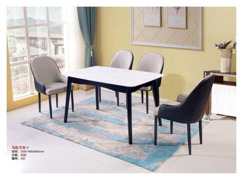 Commercial Modern Home Furniture Rectangle Round Dining Room Furniture Sets