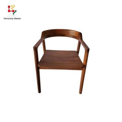 Walnut Solid Wood Big Board Table with Chair Mortise and Tenon Structure of New Chinese Zen Simple Leisure Modern Chair