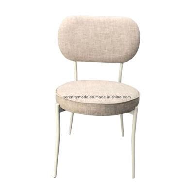 Stackable Modern Event Restaurant Cafe Fabric Upholstery Dining Chair