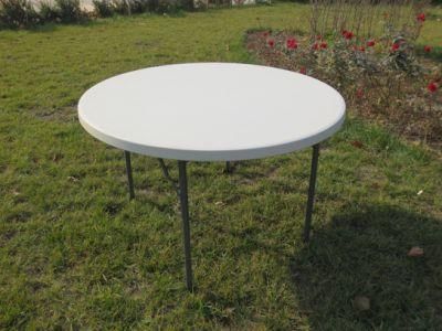 Popular 4FT Big Round Folding Table for Banquet, Garden, Meeting, Event, Party, Wedding, School, Hotel, Dining Hall, Restaurant, Camping, Office, Bar