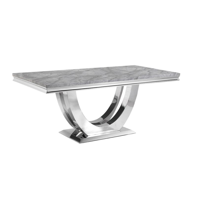 Good Quality Modern Marble Top Dining Table Designs for Dining Room