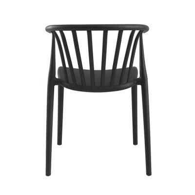 Outdoor Stoel Tree Back Design Plastic Dining Chair