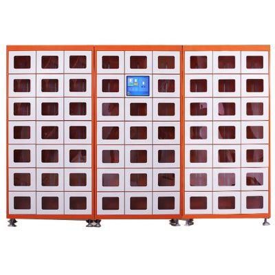 Factory Supply Smart Food Storage Lockers Heating Food Intelligent Fetching Cabinet