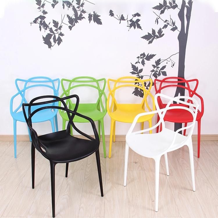 Cheap Colored Popular Plastic Chairs with Plastic Legs
