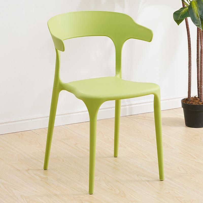 Hot Sales Plastic Furniture Casual Simple Thickened Dining Chairs