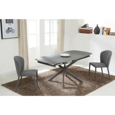 Dining Furniture Metal Dining Table Set Glass Dining Table