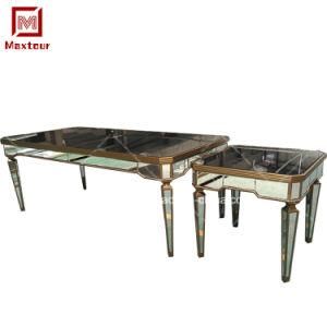 Elegant Design Event Rentasl Mirrored Dining Table Wedding