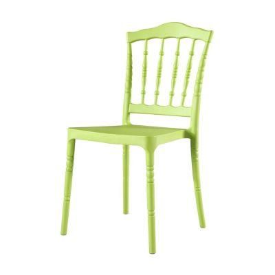Wholesale Modern Plastic Backrest Family Leisure Dining Chair Pure Plastic Leisure Chair
