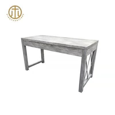 Vintage Antique Rustic Chic Style Modern Slab Wooden Natural Dining Table