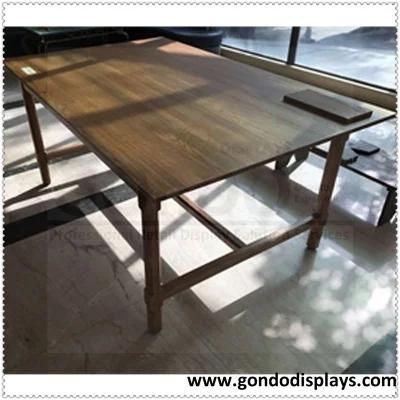 Hot Sale Home Dining Furniture Antique Wooden Dining Table