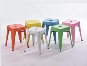 Modern Outdoor Furniture Dining Chair Multicolor Metal Paint Outdoor Dining Chair