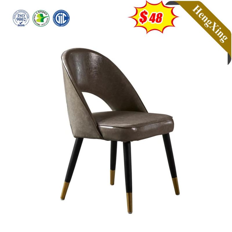 Nordic Light Luxury Dining Furniture Home Restaurant Leather Chair Dining Chairs