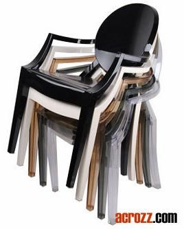 Replica Outdoor Garden Plastic Banquet Stacking Acrylic Clear Chair