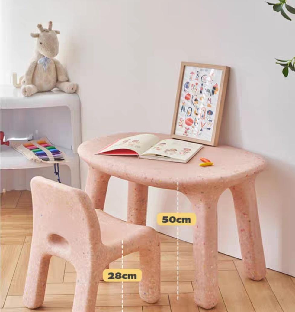 Plastic Kindergarten Plastic Baby Dining Children Chair Set