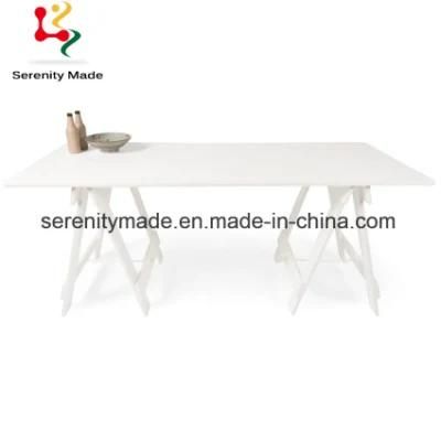 Minimalist Hospitality Futniture Solid Ash Wood/Timber Table for Living/Dining Room