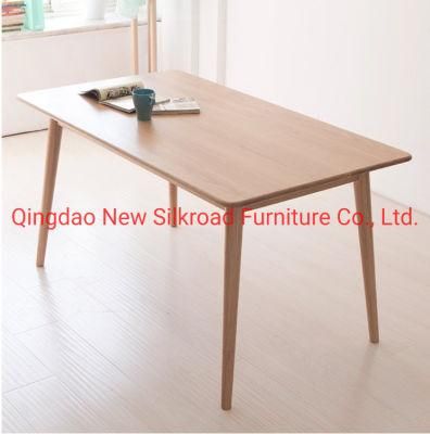 Factory Direct Wholesale Oak Wood Stainless Steel Dining Table and Chair Sets Cafe Table for Dining Room