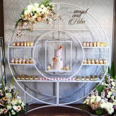 Wedding Rectangle Stand Round Wedding Backdrop Stand for Party Decoration