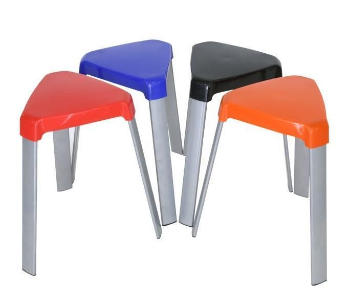 Indoor Restaurant Furniture Metal Legs Plastic Dining Chair