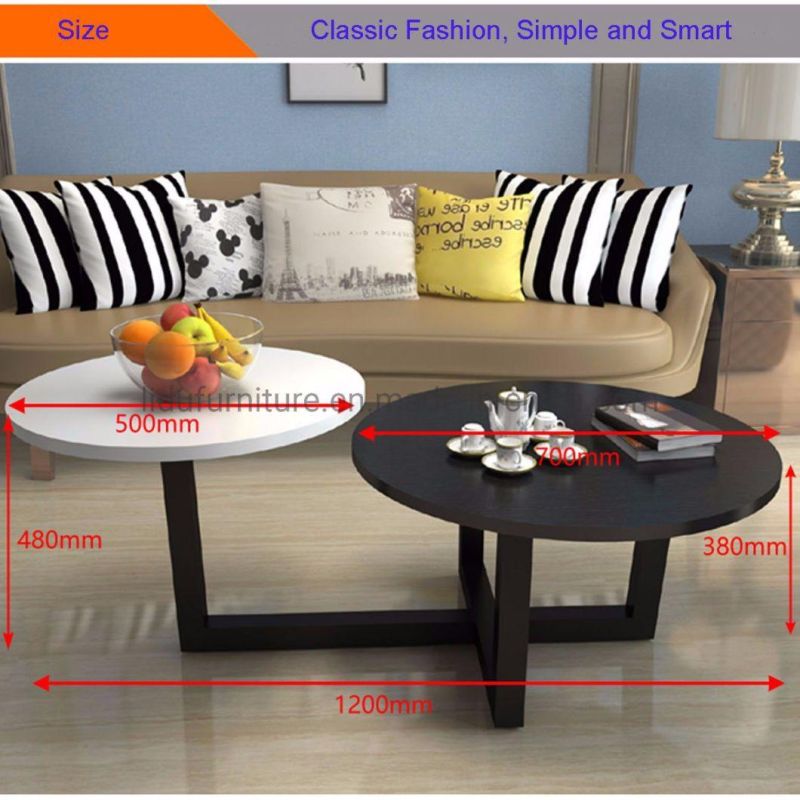 Modern Frame Round Dining Table/Coffee Table/ Round Coffee Table Wooden Coffee Table Side Table