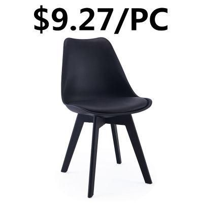 Best Selling Backrest Armless Home Study Simple Design Plastic Chair