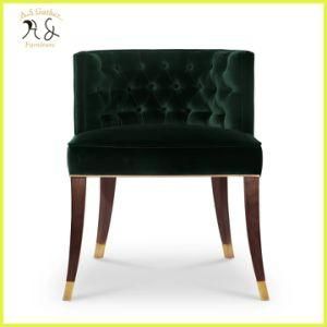 Bespoke Furniture Luxury Green Velvet Counter Stool Dining Chair