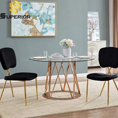 Fashion China Home Furniture Manufacturer Small Round Marble Dining Table