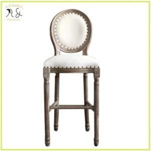 Manufacturer Supply Directly High Quality Retro Wooden High Chair Event Bar Chair