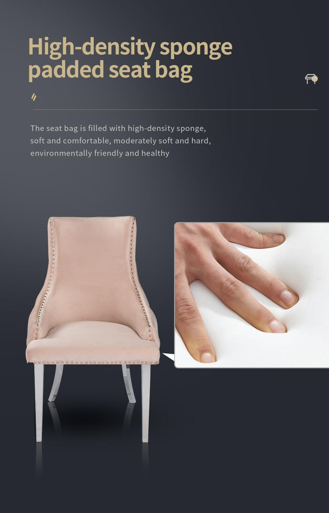 Welcome Fabric Diron Carton Box Customized China Home Furniture Restaurant Chair
