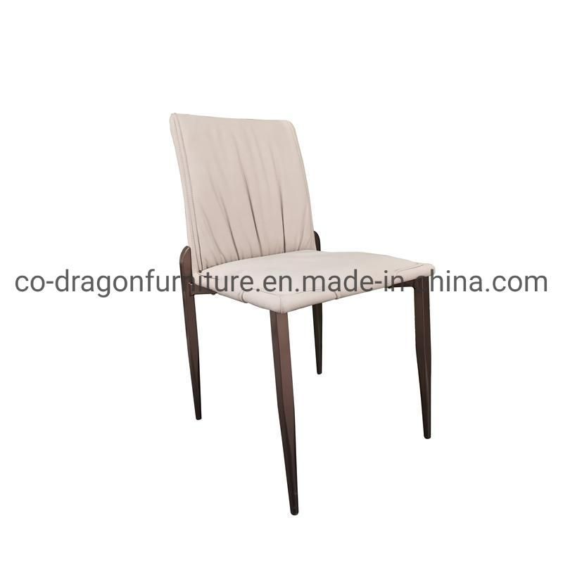 Modern Wholesale Dining Chair with Steel Legs for Home Furniture