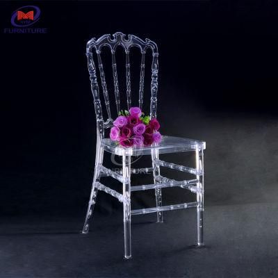 Clear Acrylic Resin Event Crystal Chiavari Chair