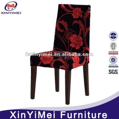 Foshan Model Jacquard Fabric Imitate Wooden Dining Chairs (XYM-H138)