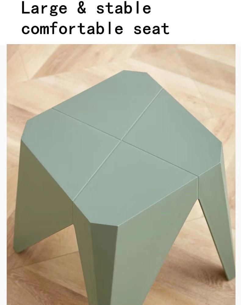 Colorful New Hot Sale Indoor Home Furniture Chairs Plastic Stools