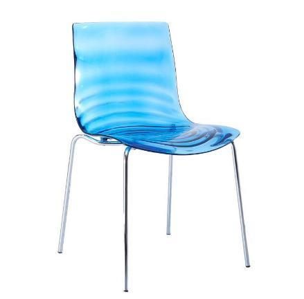 Fiber Chair Plastic Polycarbonate Restaurant Clear PC Seat