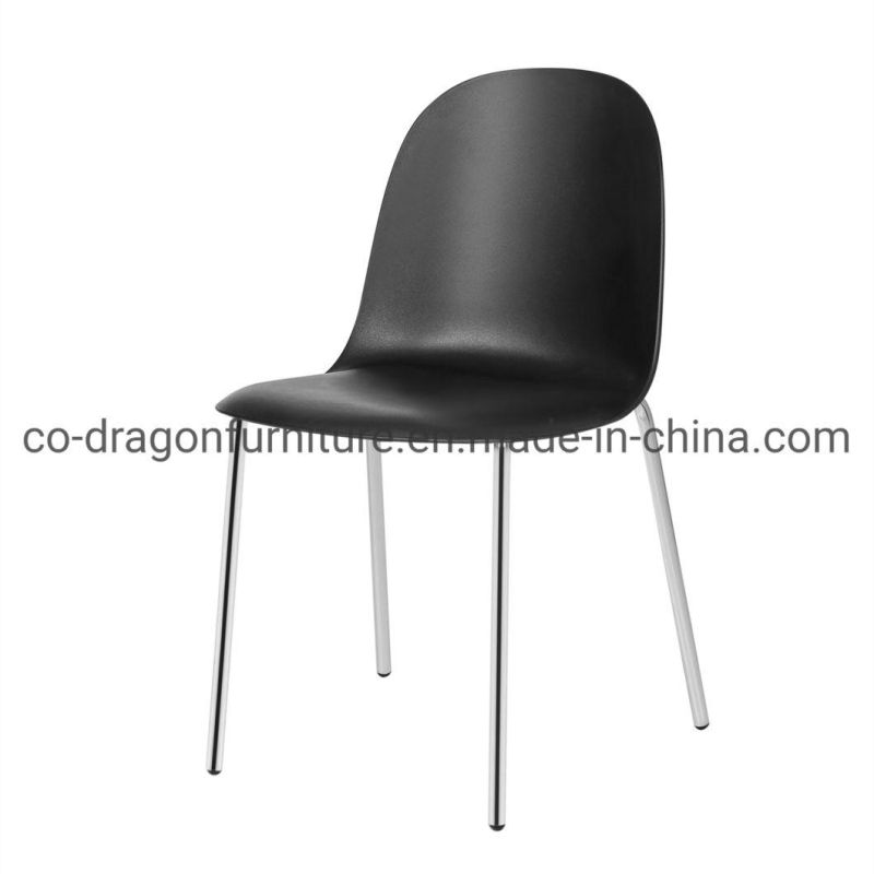 Chinese Wholesale Market Steel Leg Dining Chair for Dining Furniture