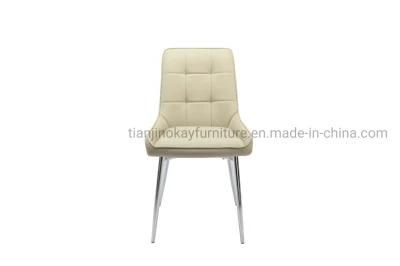 Hot Sale Home Furniture Luxury Modern Metal Legs Velvet High Quality Design Dining Chair
