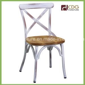 657-H45-Stw Home Furniture Solid Wooden Seat Restaurant Chair