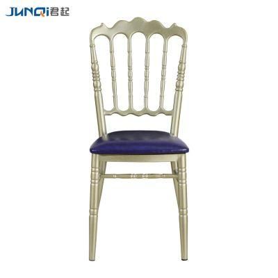 Stacking Aluminum Metal Resin Hotel Restaurant Dining Wedding Chiavari Chair