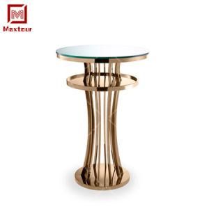 Elegant Night Club Gold Bar Table