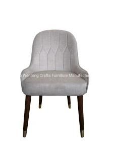 Dining Room Furniture Nordic Restaurant Modern Upholstery Arm Fabric Dining Chairs