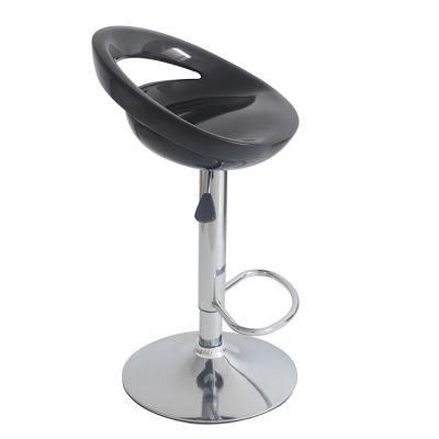 2021 Modern Home Furniture PP Plastic Fashion Design Bar Chair Bar Stools with Back