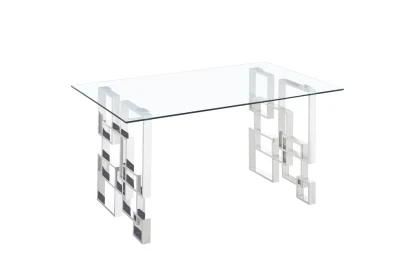 Glass Table Modern New Design Dining Table Restaurant Furniture Table