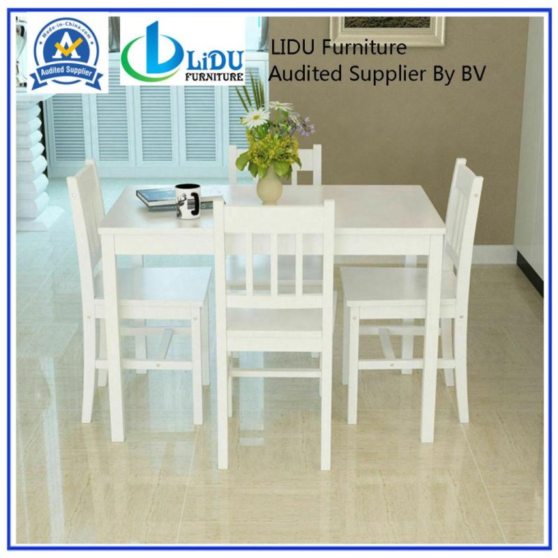 Pure Solid Wood Furniture Best Dining Table with Wooden Legs