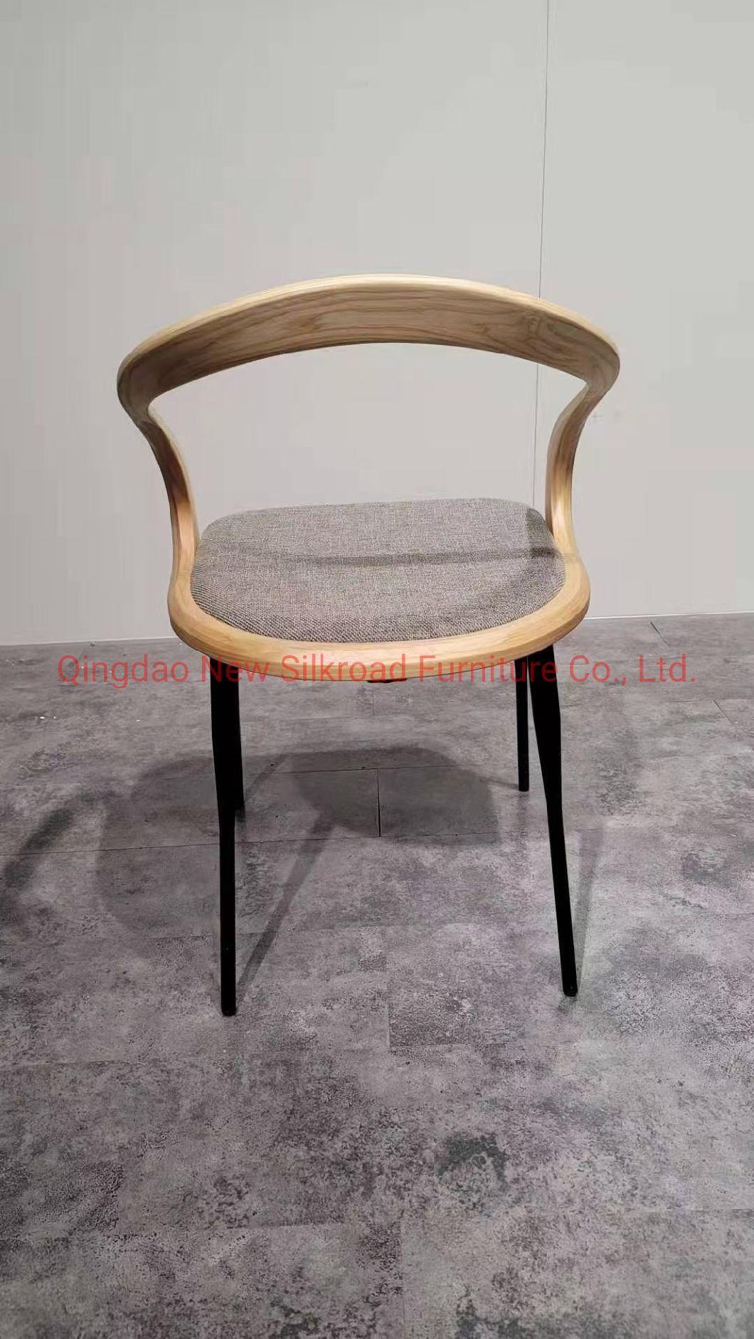 Factory Price Wholesale Modern Furniture Solid Oak/Elm Wooden Wedding Chair Banquet Chair Bent Wood Restaurant Dining Chair for Dining Room Furniture