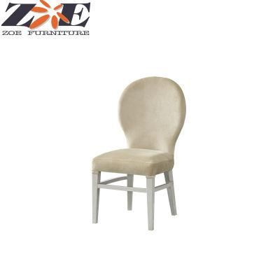 Latest Dining Room Furniture MDF and Solid Wood PU Painting Dining Table Chair