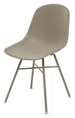 Modern Design Living Room Plastic Chairs Home Furniture Dining Chair with Metal Legs