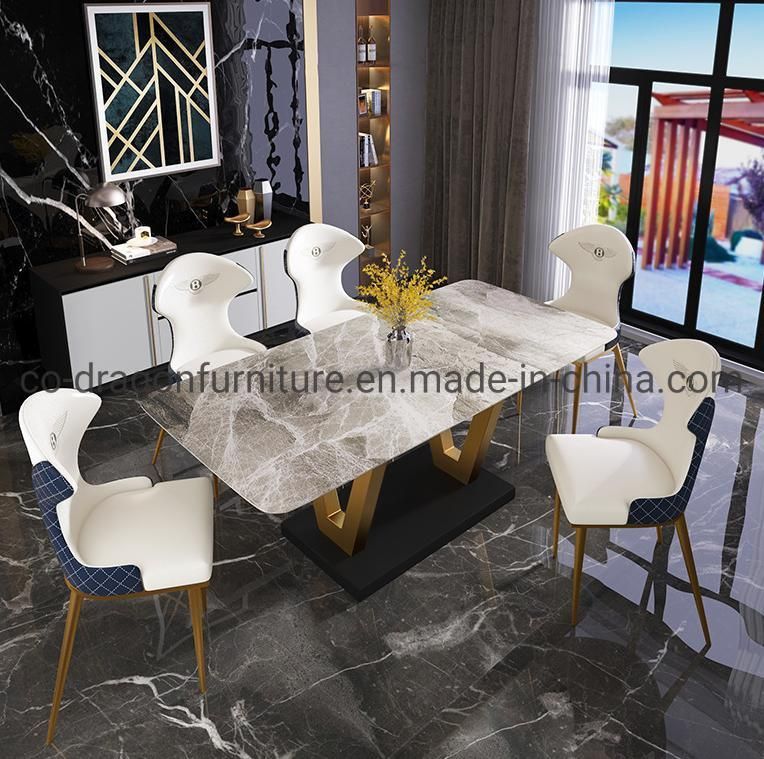 Fashion New Design Stainless Steel Dining Table for Home Furniture