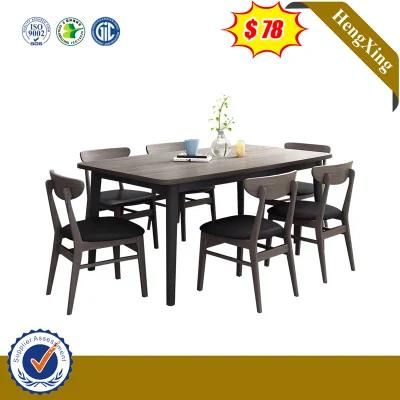 Wholesale Market Hotel Dining Hall Set Wooden Living Room Furniture Set Dining Table with Restaurant Chair