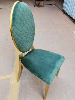 2022 Modern Design Home Furniture Cross Stitching Vevlet Dining Room Chairs Beech Gold Legs Colorful Viridity Green Blackfabric Dining Chair