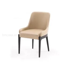 Italy Synthetic Leather Fabric Dining Chair for Dining Room Furniture