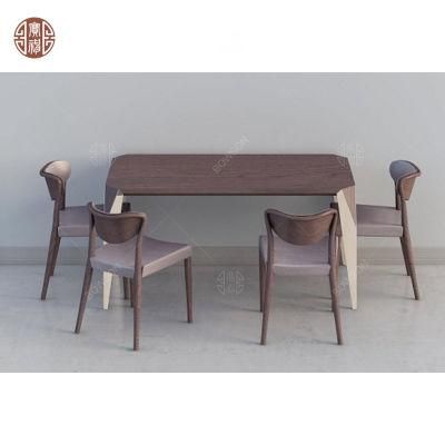 Hotel Restaurant Wooden Dining Table Set for Dining Room Furniture